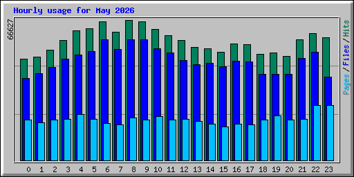 Hourly usage for May 2026